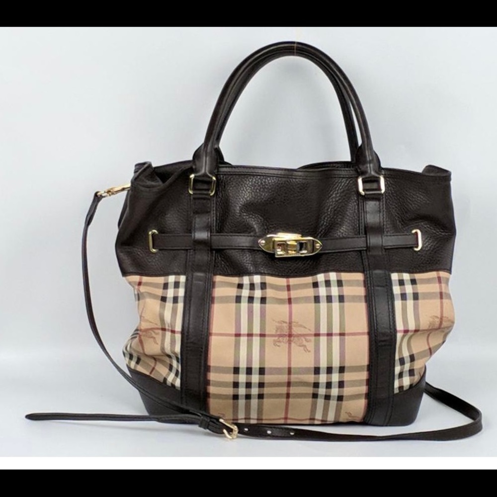 Burberry haymarket handbag